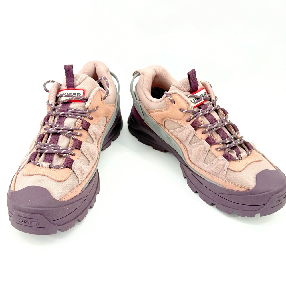 Hunter Travel Explorer Nicia Sneakers Womens 7 Mauve Purple Hiking Trail Shoe